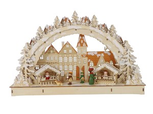 Details Zu Schwibbogen Led Lichterbogen Stimmungsleuchter Fensterbild Holz Weihnachtsdeko