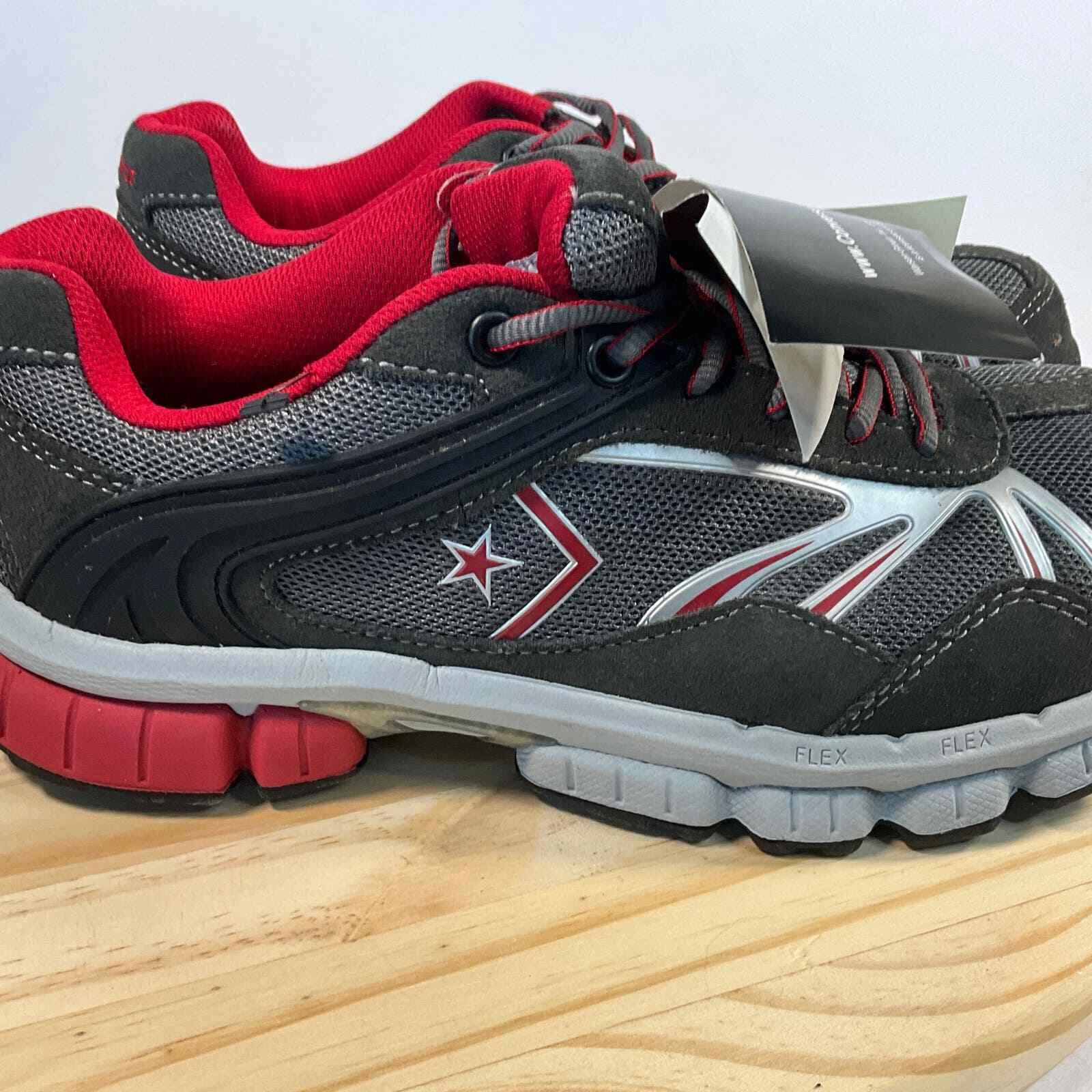 Scarpa antinfortunistica uomo Converse C4890 grigio rosso con punta comp taglia 7 5