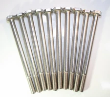 5/16-24 x 4-1/2" Stainless Hex Head Bolts Grade 5 | Qty 10 | Fine Thread