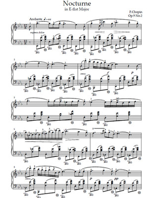 Chopin   Nocturne Op. 9 No. 2 | Piano Sheet Music