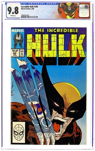 Incredible Hulk #340D Direct Variant CGC 9.8 1988 3906091009