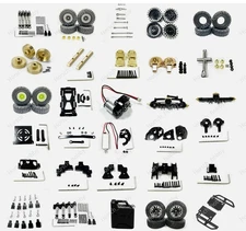 Alloy metal Upgrade Parts Black Fit 1/24 RC Car Axial SCX24 AXI90081 /0001 /0002
