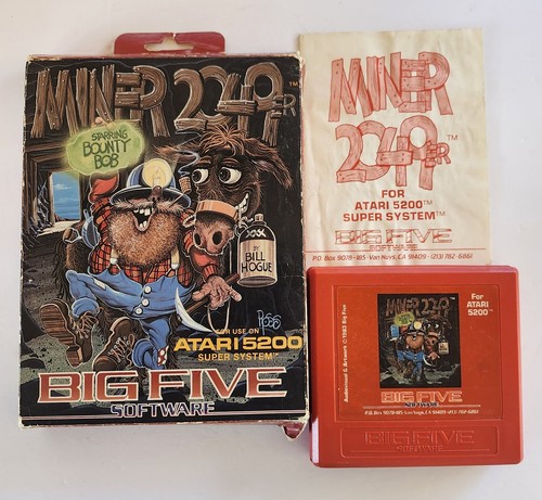 ⛏️ Miner 2049er (Atari 5200) 🕹️ Komplett in Box 📦 Klassischer Retro Platformer!