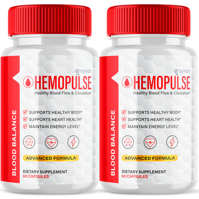 Hemopulse Blood Flow Optimizer Advanced Formula Glycogen Supplement 120 Capsules