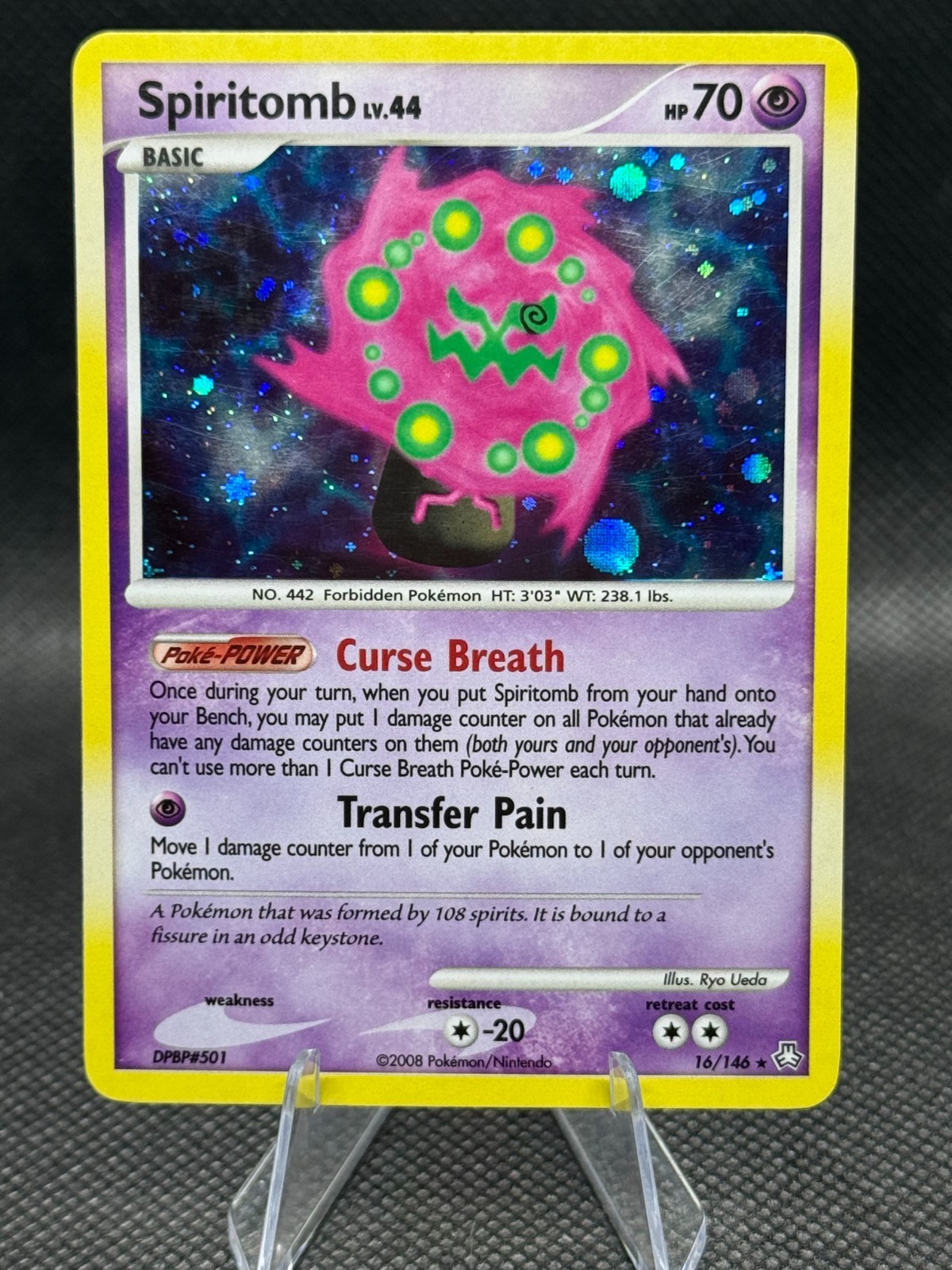 Spiritomb 16/146 - Pokémon TCG Legends Awakened Holo Rare LP
