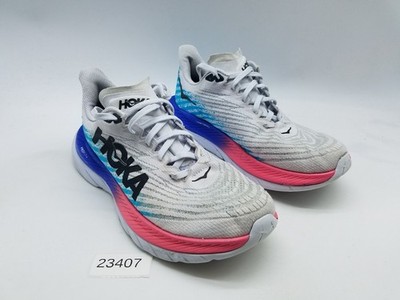 Hoka One One Mach 5 Women's Size 9 B (Medium) Running Shoes White Blue
