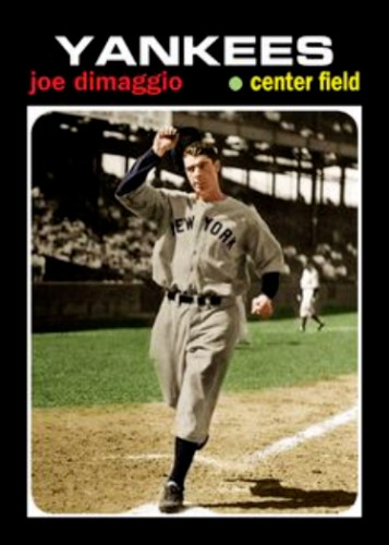 JOE DIMAGGIO 71### BUT 5 GET 1 FREE ### or 30% OFF 12 OR MORE DIDDY CUSTOMS