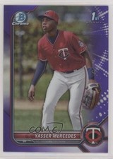2022 Bowman Chrome Prospects Purple Refractor /250 Yasser Mercedes #BCP-171 0c3e