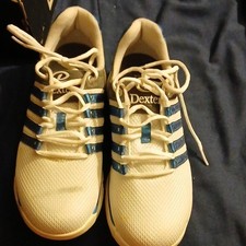 Dexter THE 9 Technology Men  s Bowling Shoes White/Blue US 8.5 Medium