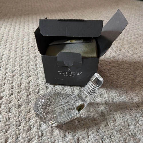 Waterford Crystal Golf Ball Paperweight Vintage Decorative Item