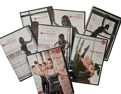 Pure Barre Exercise DVD Lot of 7 Flatirons Pershing Lowry Lofts Results Abs Arms