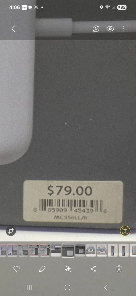 OEM APPLE MacBook Pro 85W MagSafe Power Adapter MC556LL/B A1343 Sealed NOS - Image 4 of 4