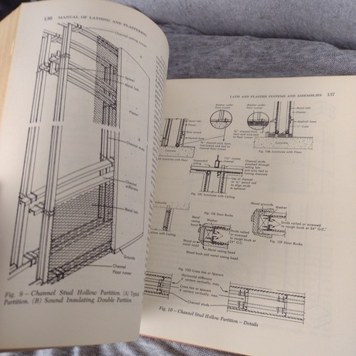 1965 Hardcover - Manual Of Lathing And Plastering by John R. Diehl A.I.A. - Picture 15 of 15