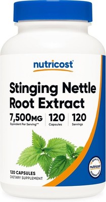 Nutricost Stinging Nettle Root Extract 7,500mg Equivalent from 375mg of 20:1 Ext