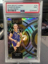 2024 Select WNBA Cameron Brink Silver Prizm RC #191 PSA 9 Mint Sparks