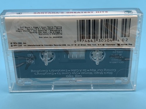Santana: Greatest Hits: Cassette Columbia: JCT 33050: Sealed - Picture 7 of 7