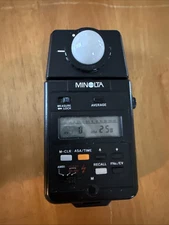 Minolta Auto Meter III F Light Exposure Meter Tested & Working