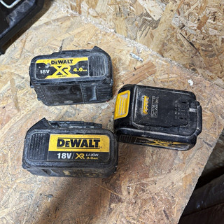 DEWALT XR 18V 4.0Ah & 3.0Ah Lithium Ion Li Ion Power Tool Batteries
