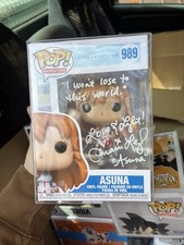 Funko Sword Art Online ASUNA #989 Signed CHERAMI LEIGH JSA.