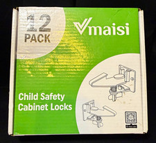 Vmaisi Child Safety Cabinet Locks 12 Pack Model Slock-12 MPN Slock-12