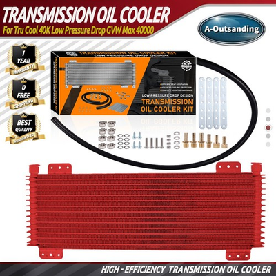 #ad Tru Cool 40K Transmission Oil Cooler Low Pressure Drop GVW Max 40000 LPD47391 $59.99