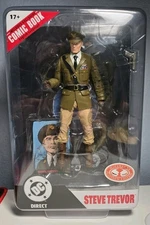 Mcfarlene DC Direct STEVE TREVOR Red Platinum Chase 7" Action Figure IN HAND 🔥