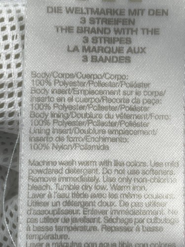 Chaqueta cortavientos Adidas para hombre grande cremallera completa pista tres rayas negra blanca - Imagen 9 de 13