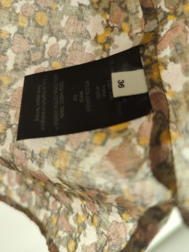 Chemisier femme vente Isabel ETOILE Marant UK 8 multi 100% coton basique