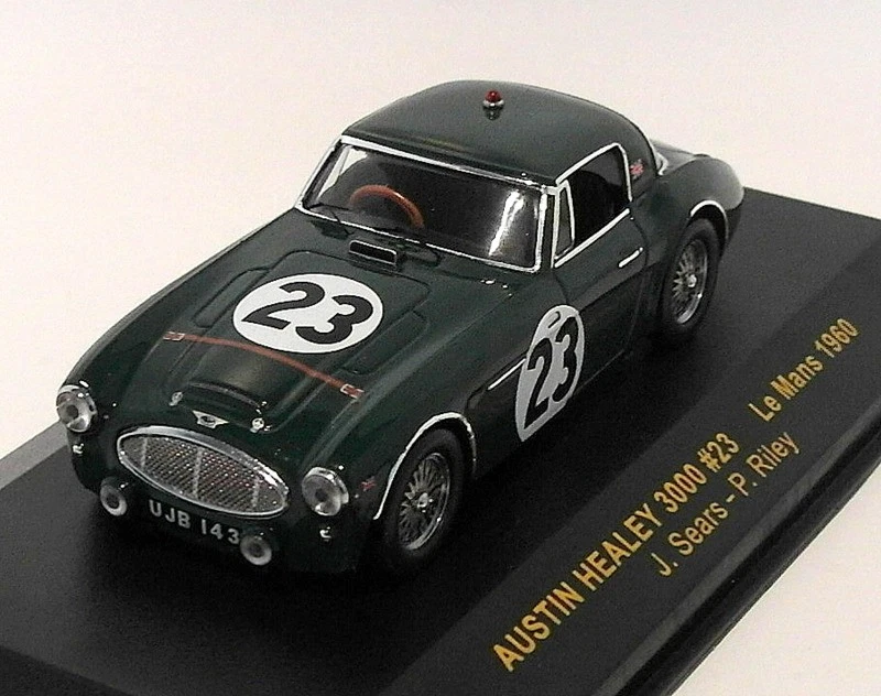 IXO escala 1/43 LMC097 - Austin Healey 3000 #23 Le Mans 1960 - Verde - Imagem 3 de 4