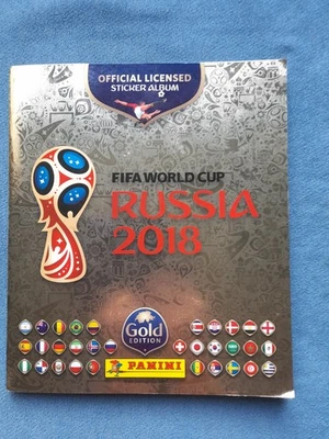 Panini WM/WC 2018 Suisse Gold Edition komplettes Album mit allen Stickern - Bild 1 von 4