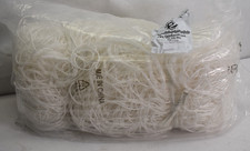 Epic Sports Replacement Soccer Goal Net White 8' x 24' x 3' x 8" with 4" Square