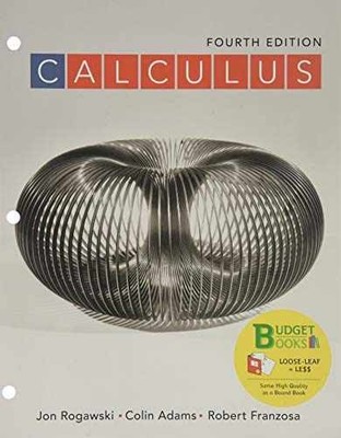 Loose-leaf Version for Calculus: - Loose Leaf, by Rogawski Jon; Adams - Good