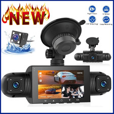 360 Degree View 4 Channel Dash Cam Front and Rear Inside Left Right, Dash Camera