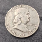 1952-D Franklin Half Dollar 50C Silver Business Strike Coin Circulated