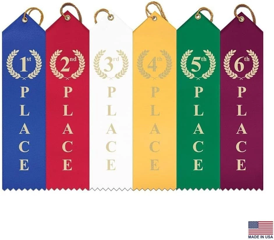 Complete Set of 150 Satin Award Ribbons - Perfect for All Events & Ceremonies - Image 4 of 4