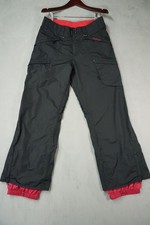 Burton Snow Pants Womens Medium M Black Red Snowboard Ski