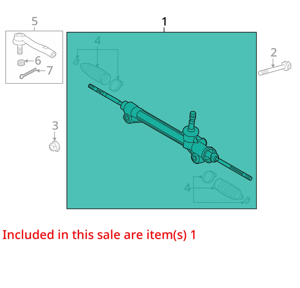 Lexus ES350 2016 barra de engranajes de dirección y piñón OEM 65 k millas - LKQ414714634 Foto 4 de 4