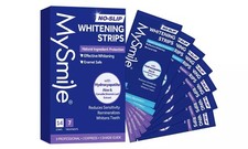 MySmile Teeth Whitening Strips Non-Slip 7 Treatments 14 Counts