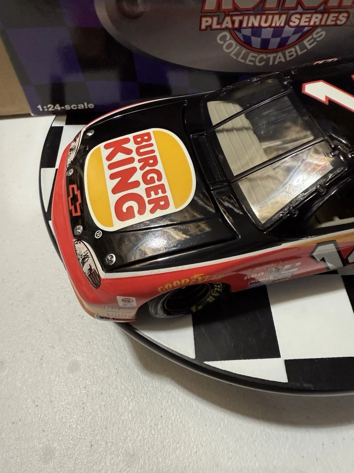 Autografado Steve Park #14 Burger King 1997 1/24 Nascar Diecast - Imagem 3 de 4