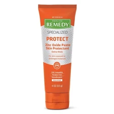 Medline Remedy Specialized Extra Thick Zinc Skin Paste (4 oz), Unscented, Micron