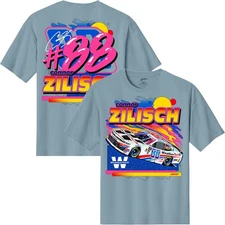 Connor Zilisch 2025 WeatherTech Vintage Denim 2-Spot T-Shirt Blue