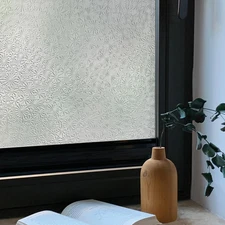 Starburst | Decorative Privacy Window Film with Textured Glass Pattern | Non-Adh