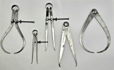 Starrett Calipers & Dividers Vintage – Lot of 5 – Athol Mass USA