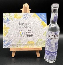Belvedere Organic Infusions Vodka Plantable Garnish Flower Card