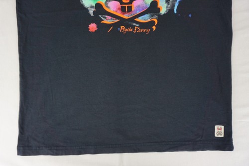 Psycho Bunny neon logo black shirt tagged size 7 (extra-large) colorful - Picture 3 of 19