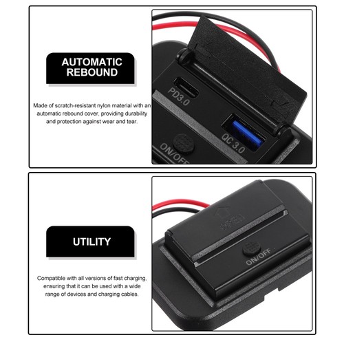 Schnell Aufgeladener USB -Sockel Handy-Ladegeräte USB-Ladeanschluss - 第 4/12 張圖片