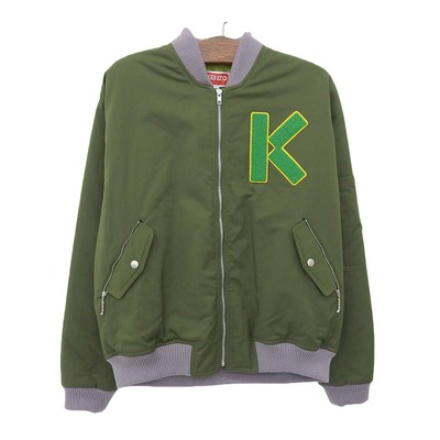 Chaqueta bomber collection con parche con logotipo KENZO KENZO para hombre caqui 【A】