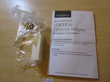 Insignia USB 3.0 to Gigabit Ethernet Adapter for MAC or PC NS-PU98635