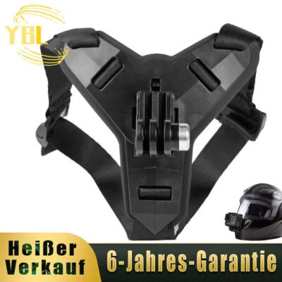 MARKENLOS Motorradhelm Kinnhalterung für GoPro Hero 11 10 9 8 7 6 5 Action Kamera Zubehör