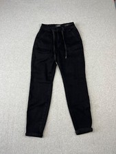 Judy Blue Everyday Joggers Womens 5/27 Black High Rise Straight Fit Stretch